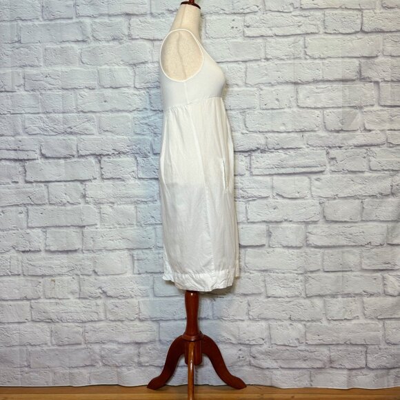 James Perse Cream Knee-Length Tank Dress - Picture 3 of 4